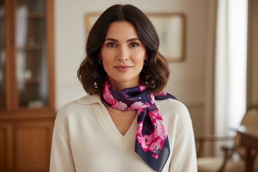 PASHMINA/SCA-LAD SCARVES-GEORGETTE-JTS19-75Q3 P